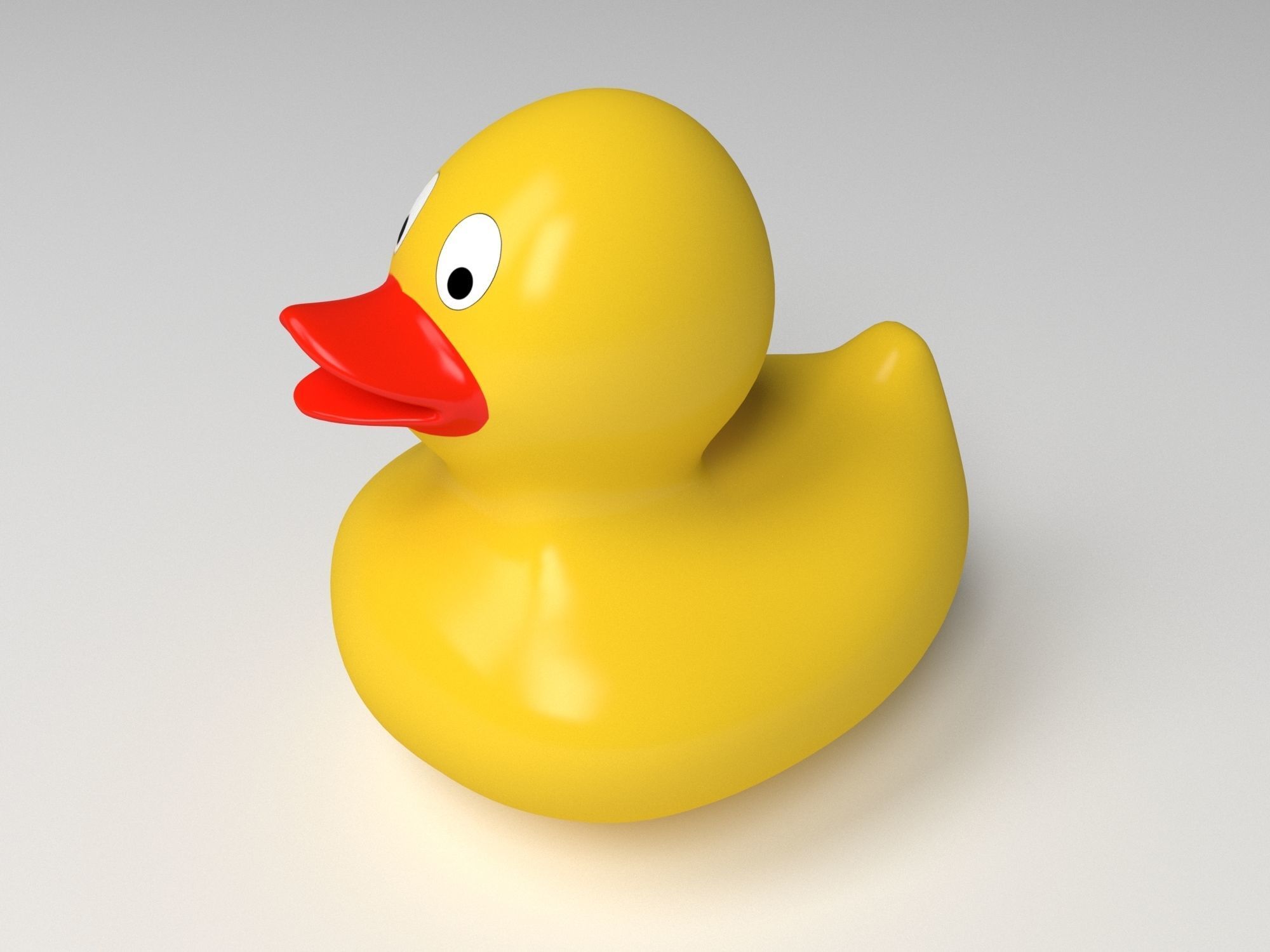Rubber Duck 3D model_4