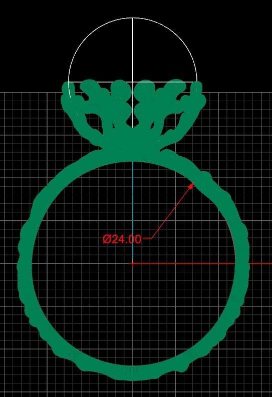 Ring akr 33 3D print model_5