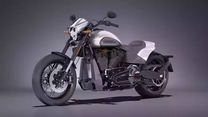 Harley Davidson Softail FXDR 2019 3D model