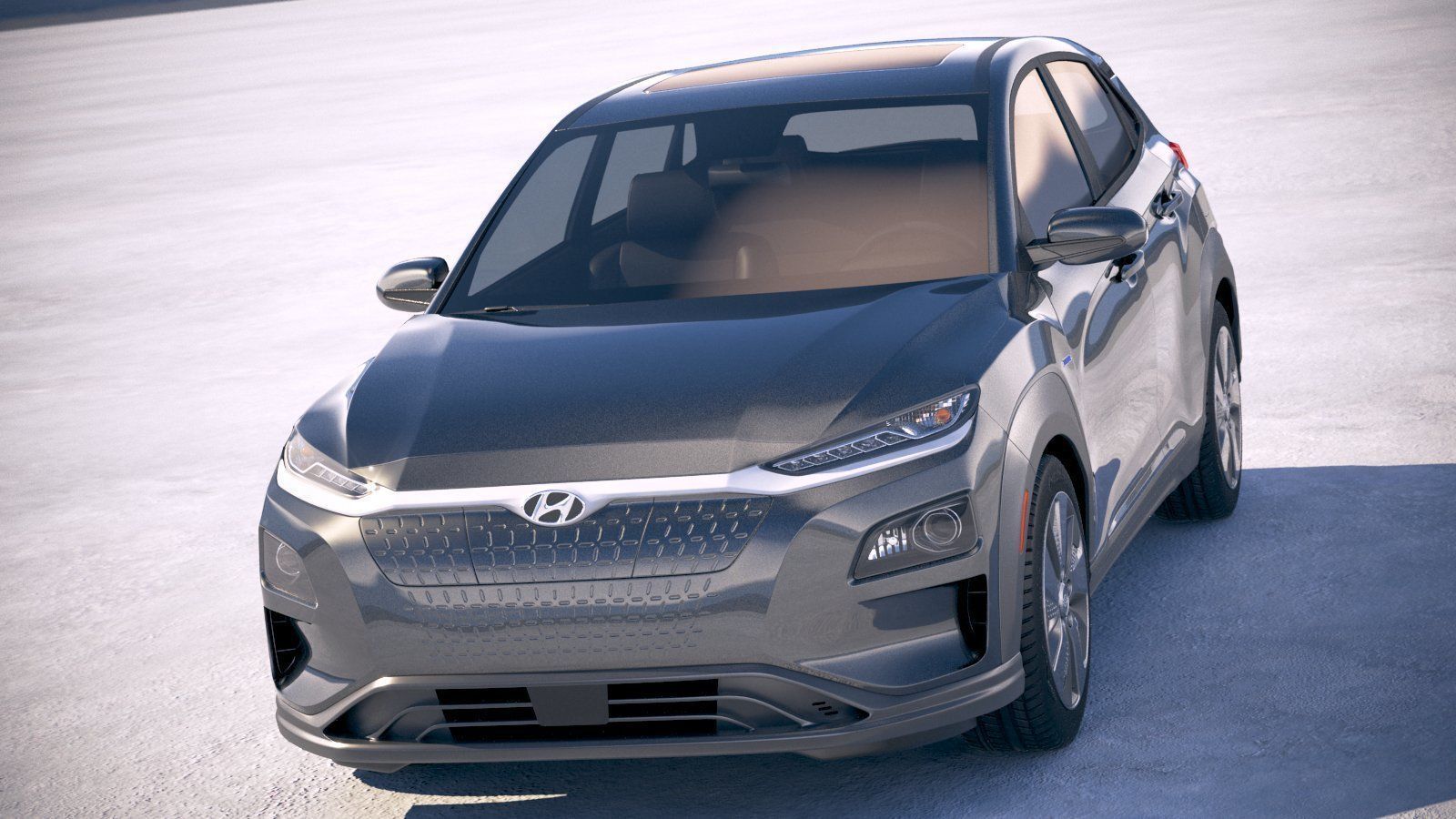Hyundai Kona Electric 2019 3D model_1