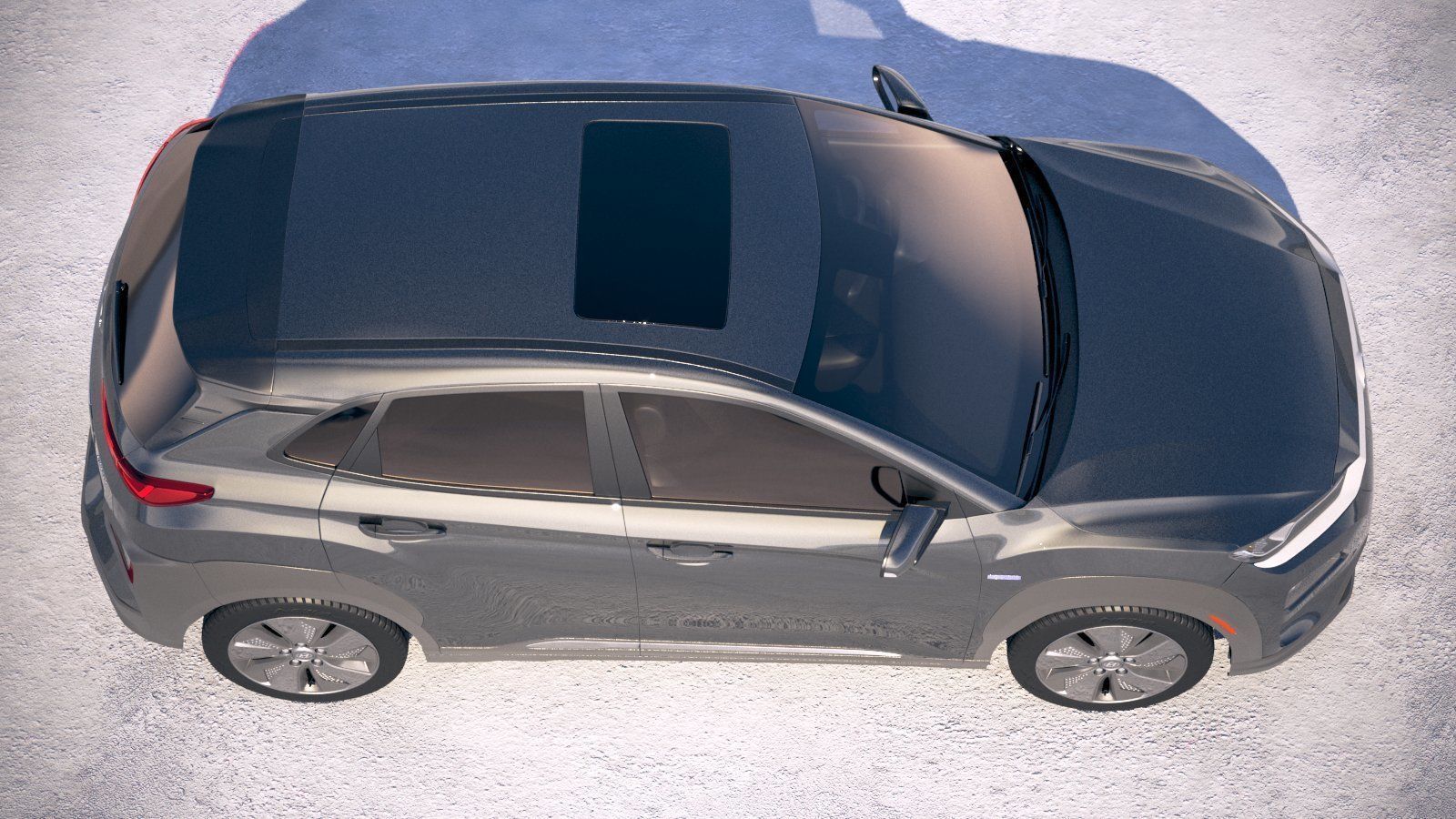 Hyundai Kona Electric 2019 3D model_7