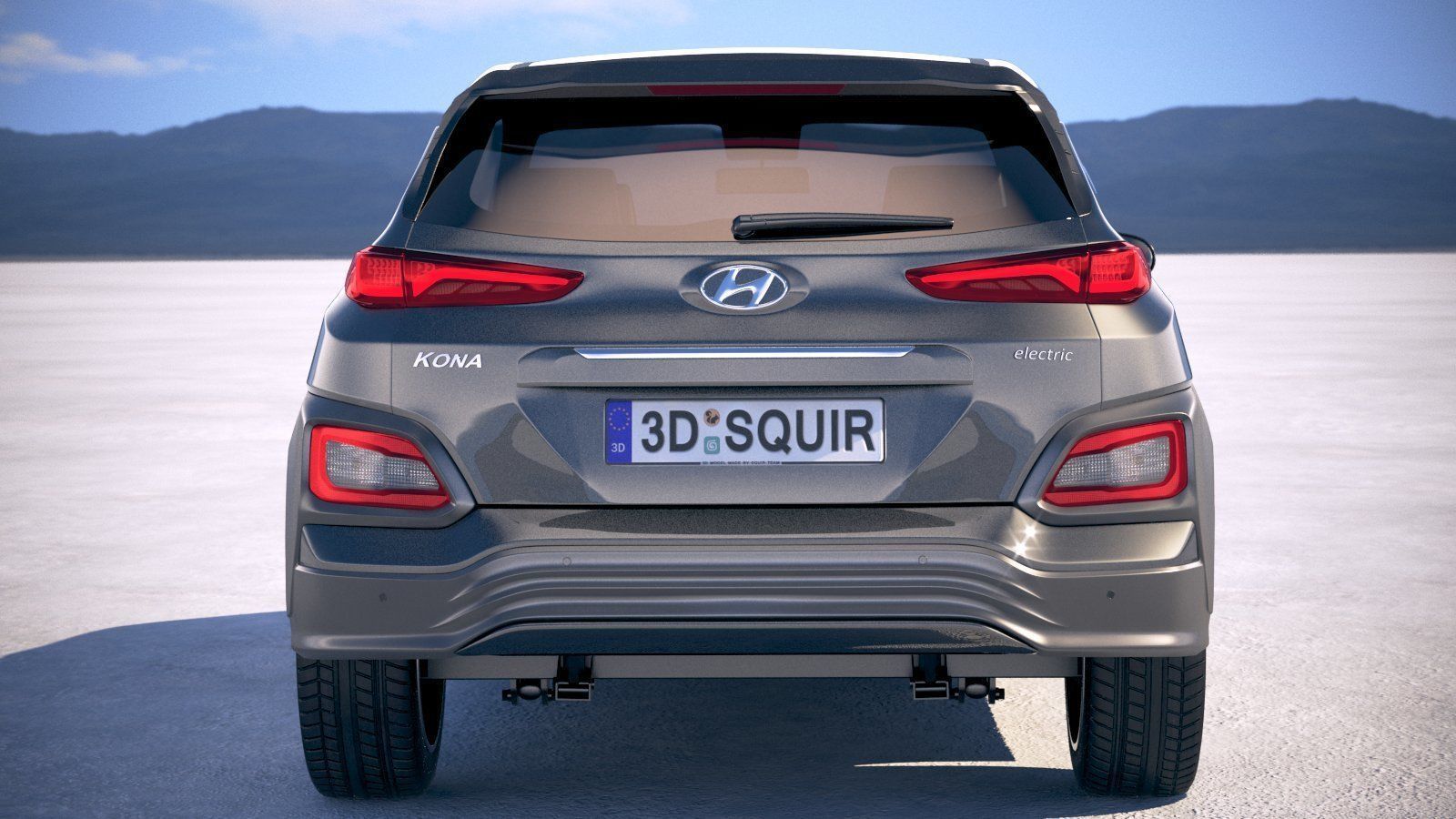Hyundai Kona Electric 2019 3D model_10