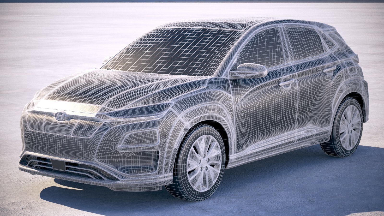 Hyundai Kona Electric 2019 3D model_17