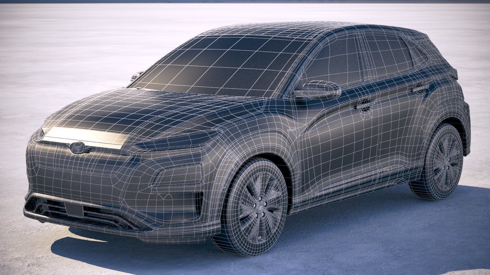 Hyundai Kona Electric 2019 3D model_19