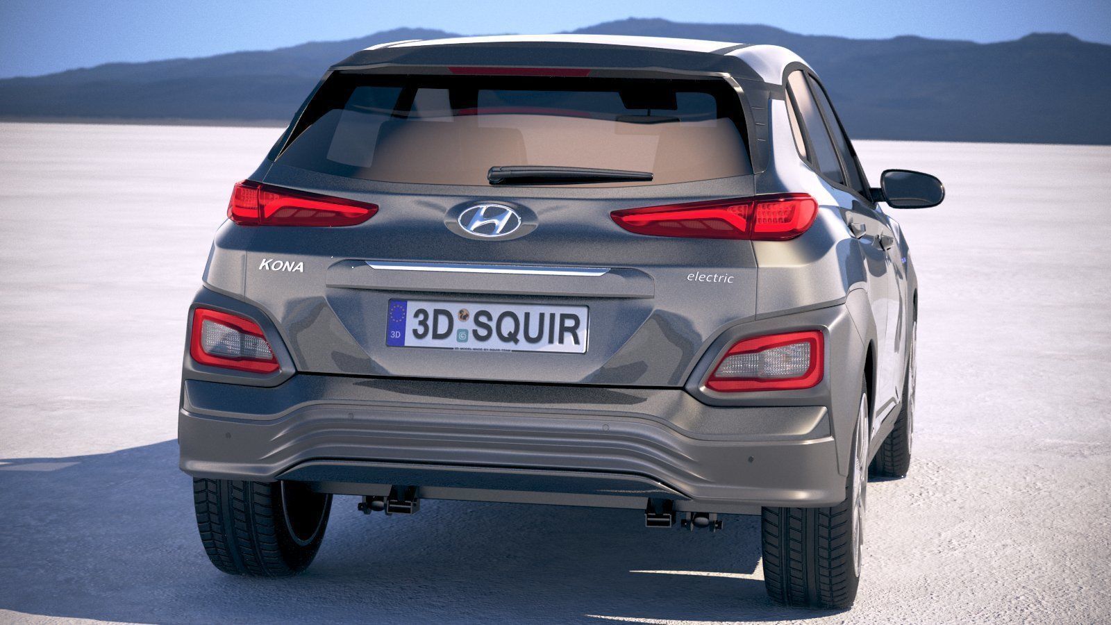 Hyundai Kona Electric 2019 3D model_5