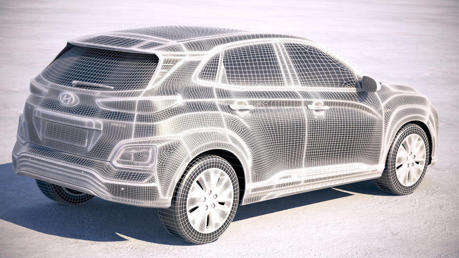 Hyundai Kona Electric 2019 3D model_18