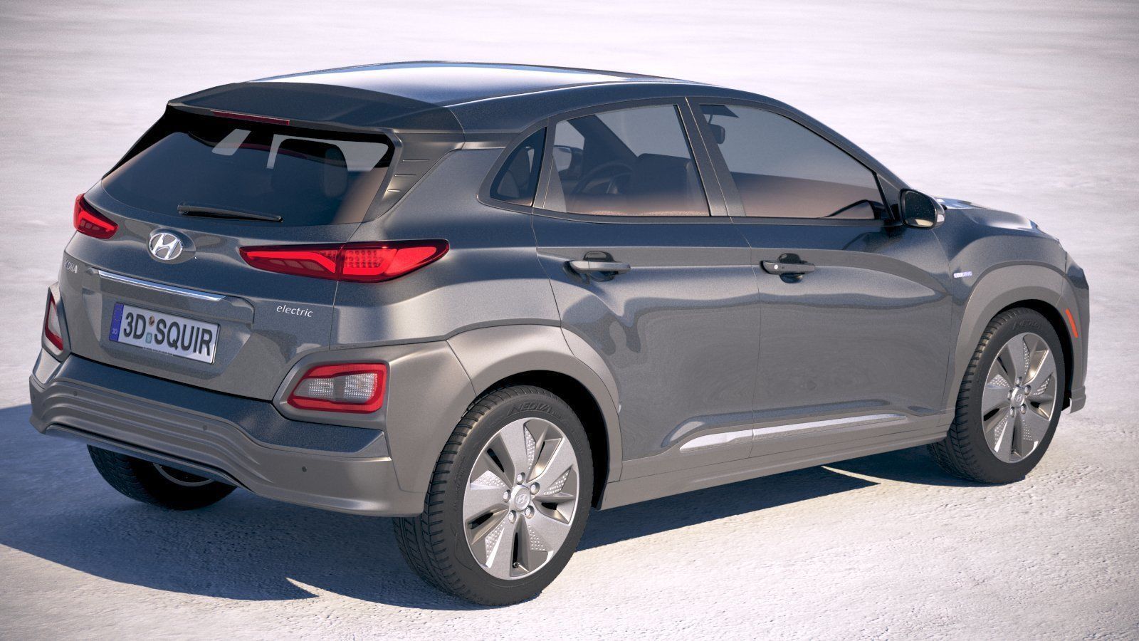 Hyundai Kona Electric 2019 3D model_4