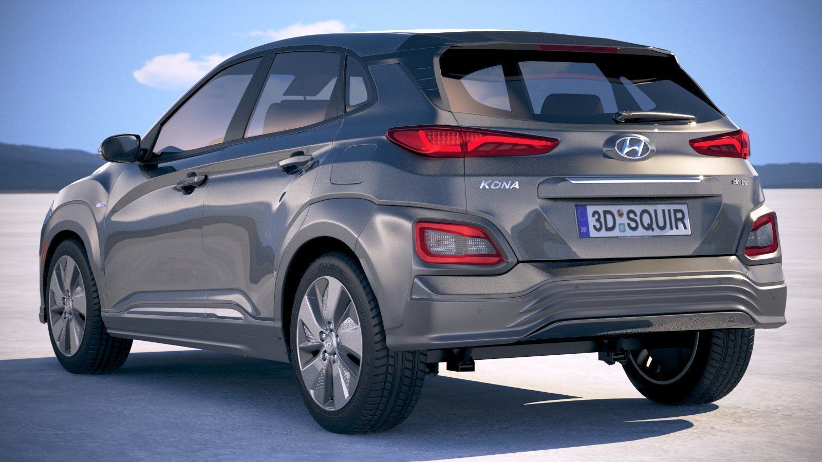 Hyundai Kona Electric 2019 3D model_13