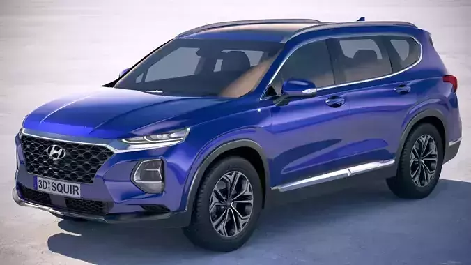 Hyundai SantaFe 2019 3D model