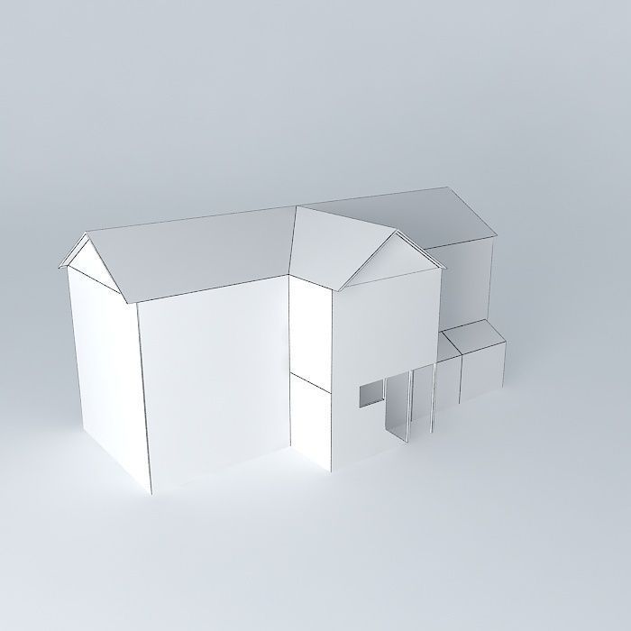 Dreiliņi, Latvia, house &quot;Zvirgzdi&quot; Free 3D model_3