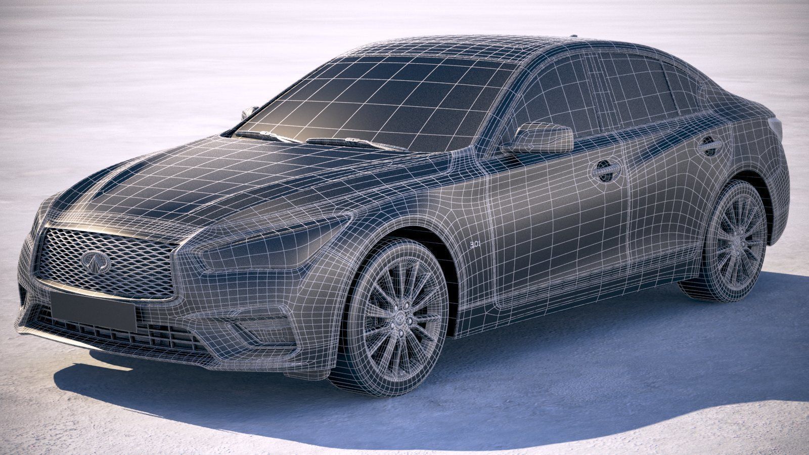 Infiniti Q50 2018 3D model_19