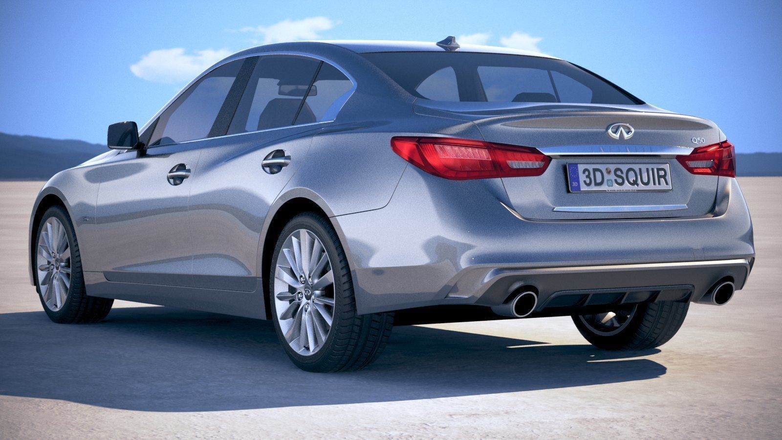 Infiniti Q50 2018 3D model_13