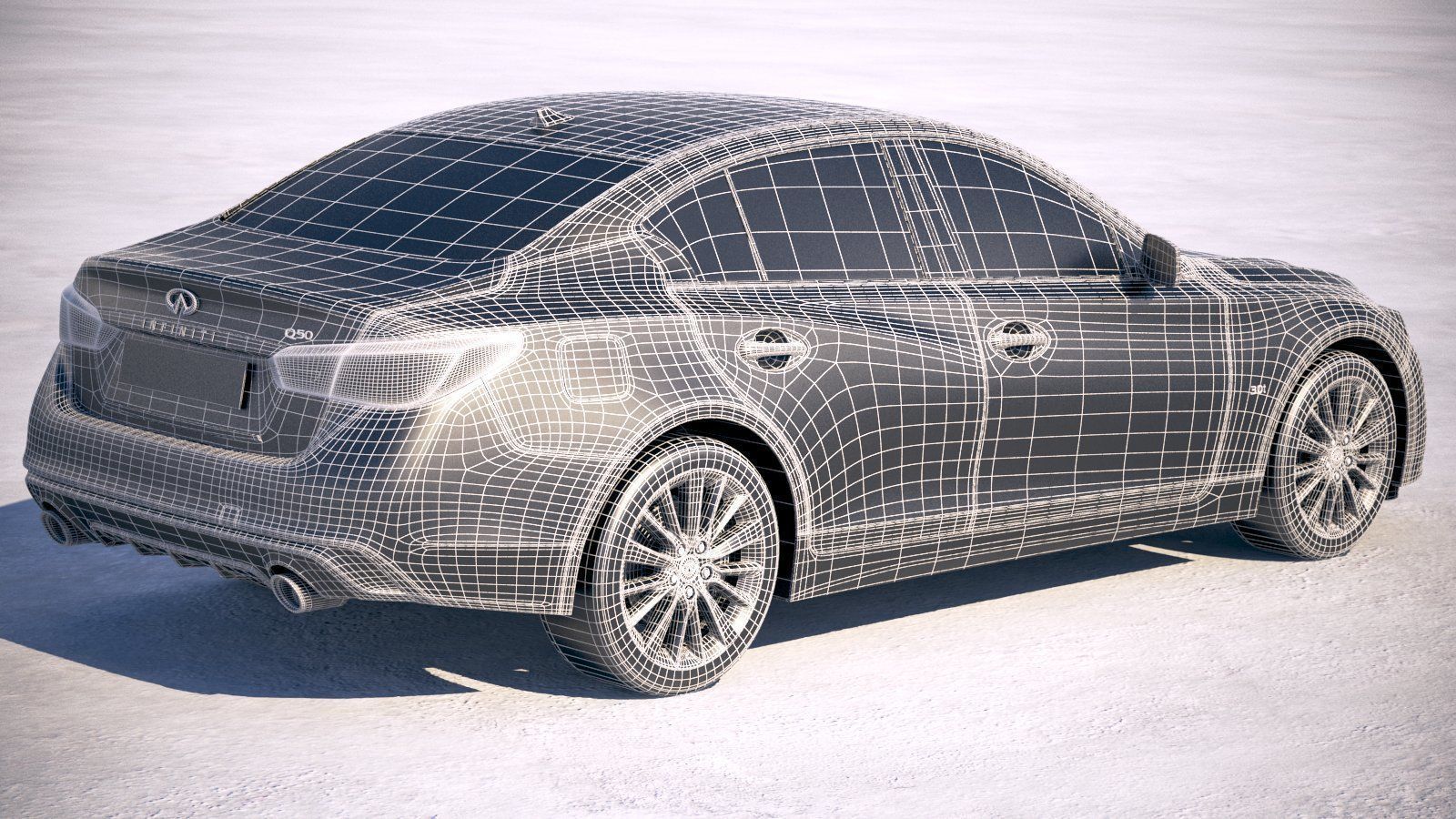 Infiniti Q50 2018 3D model_20