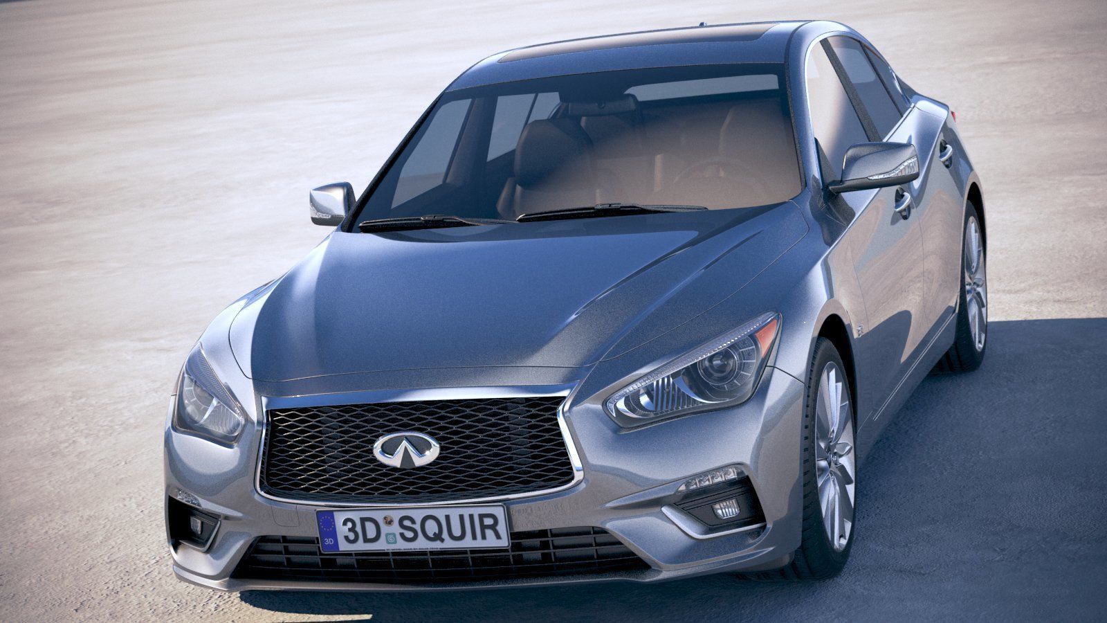 Infiniti Q50 2018 3D model_1