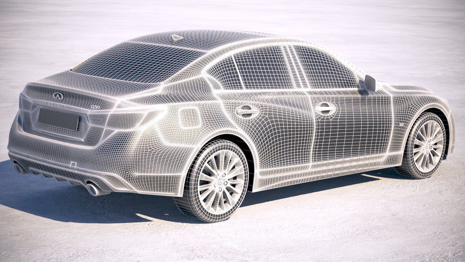 Infiniti Q50 2018 3D model_18