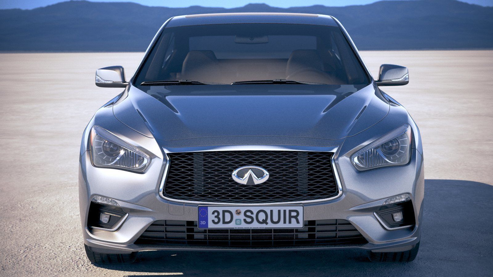 Infiniti Q50 2018 3D model_9