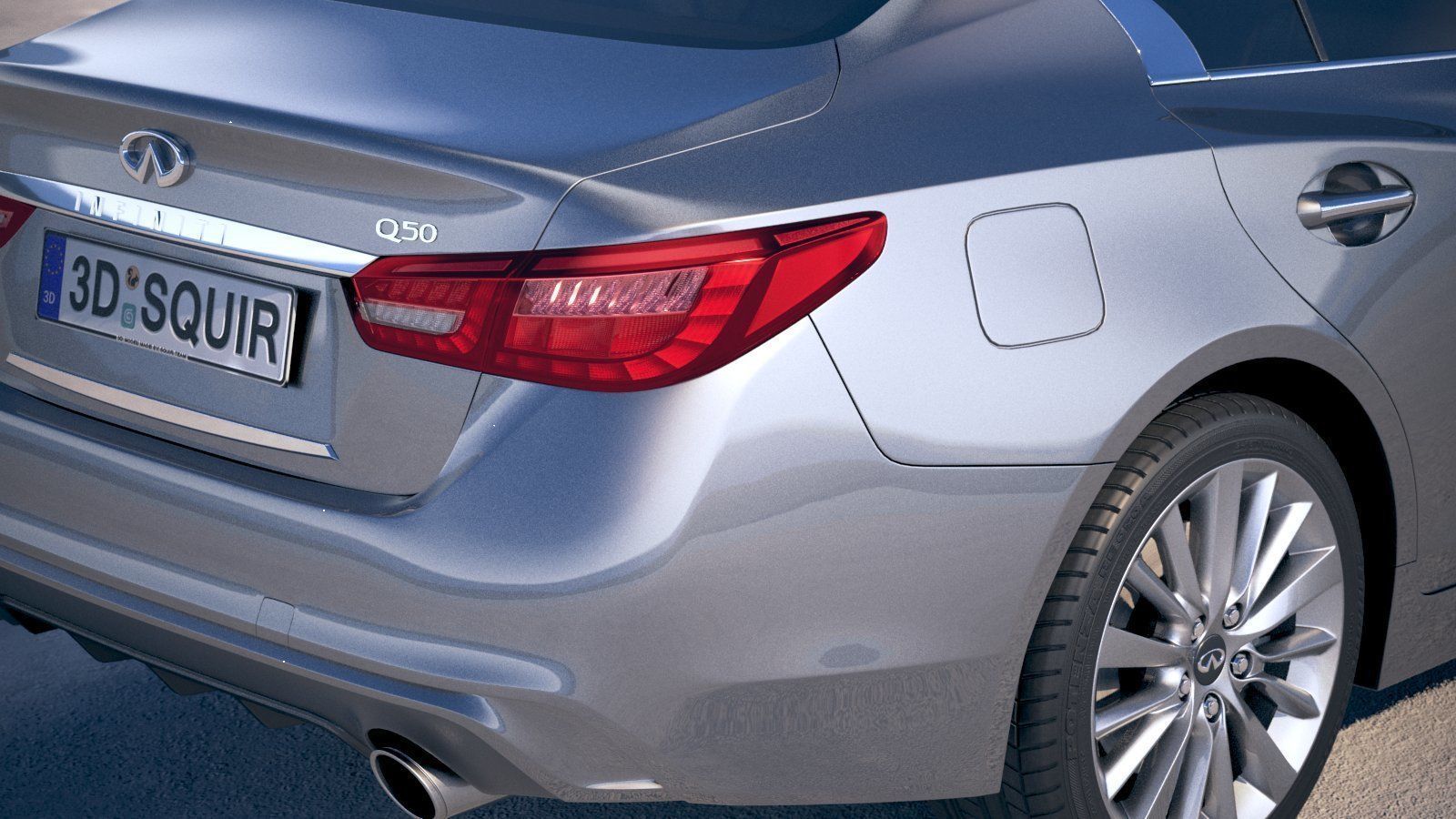 Infiniti Q50 2018 3D model_3