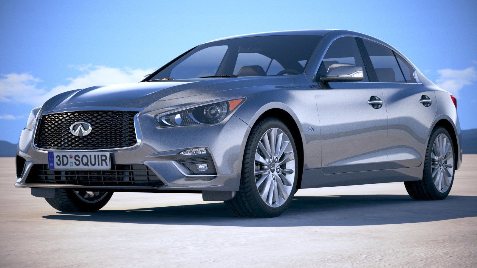 Infiniti Q50 2018 3D model_12