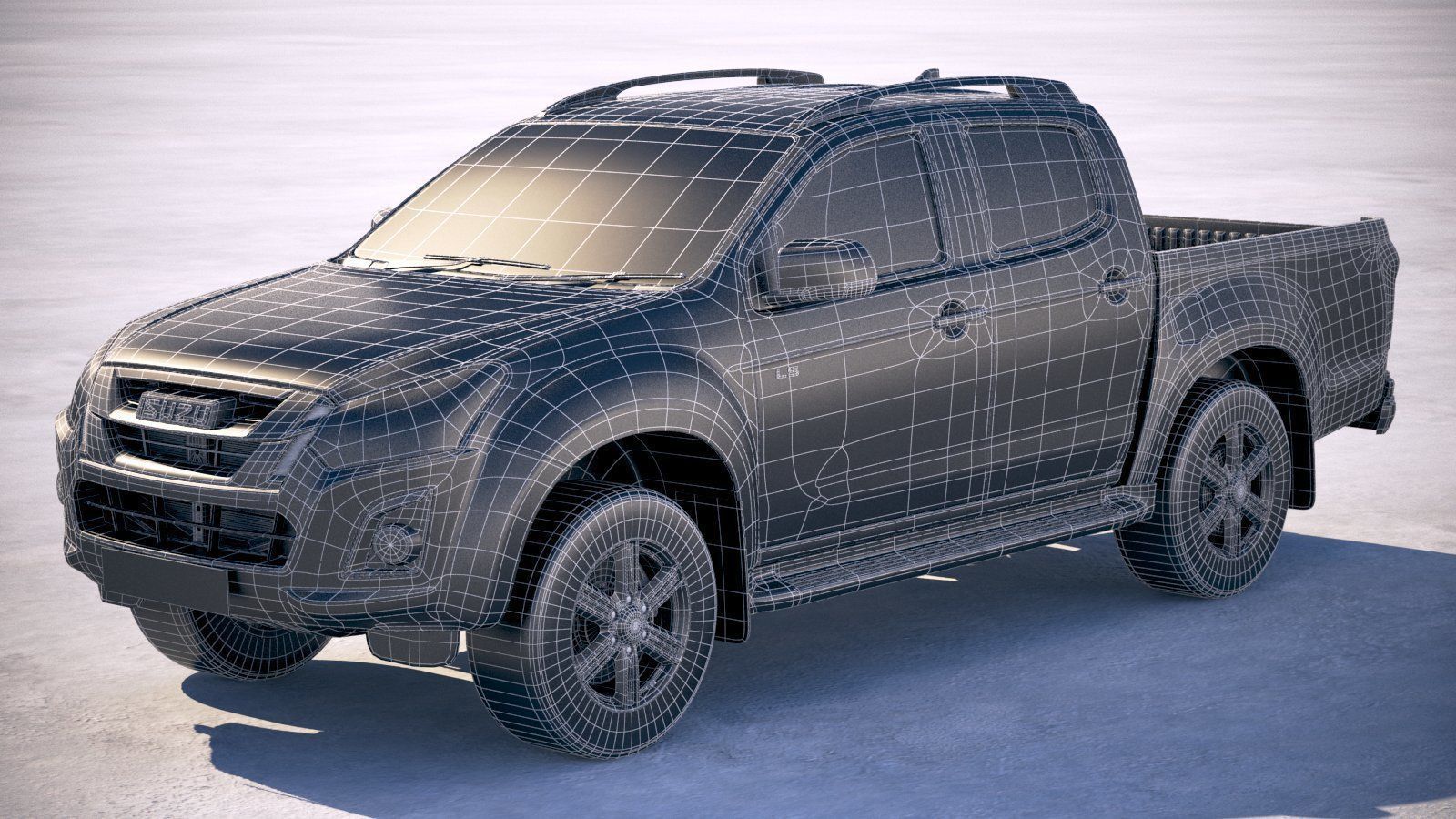 Isuzu D-Max 2017 3D model_19