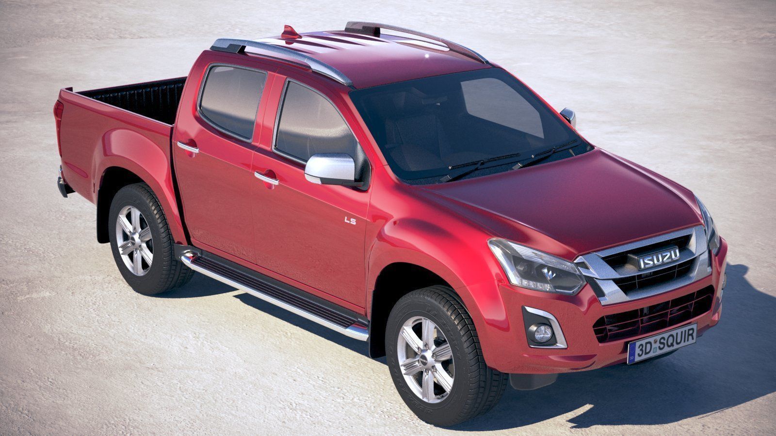 Isuzu D-Max 2017 3D model_11