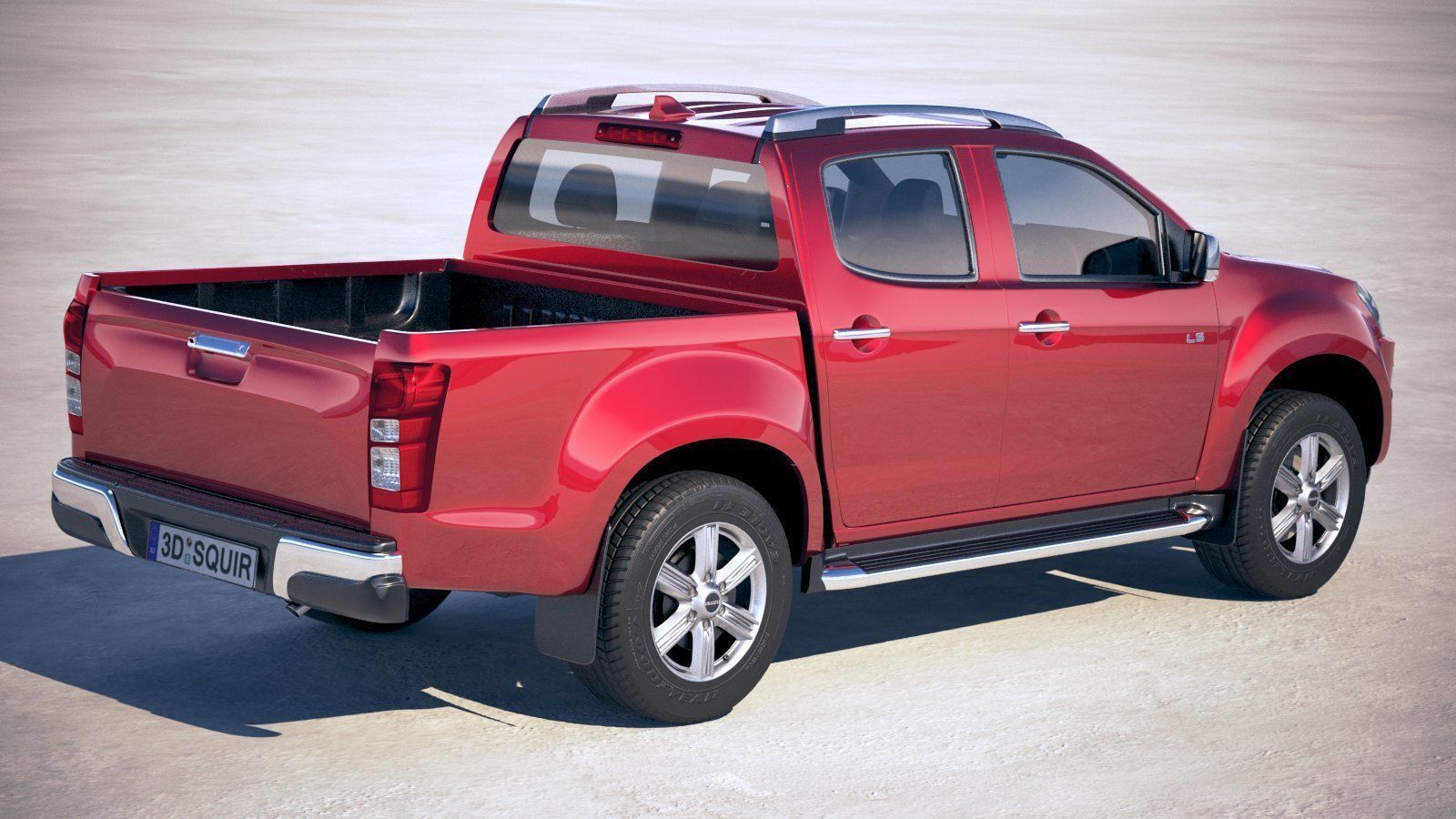 Isuzu D-Max 2017 3D model_4