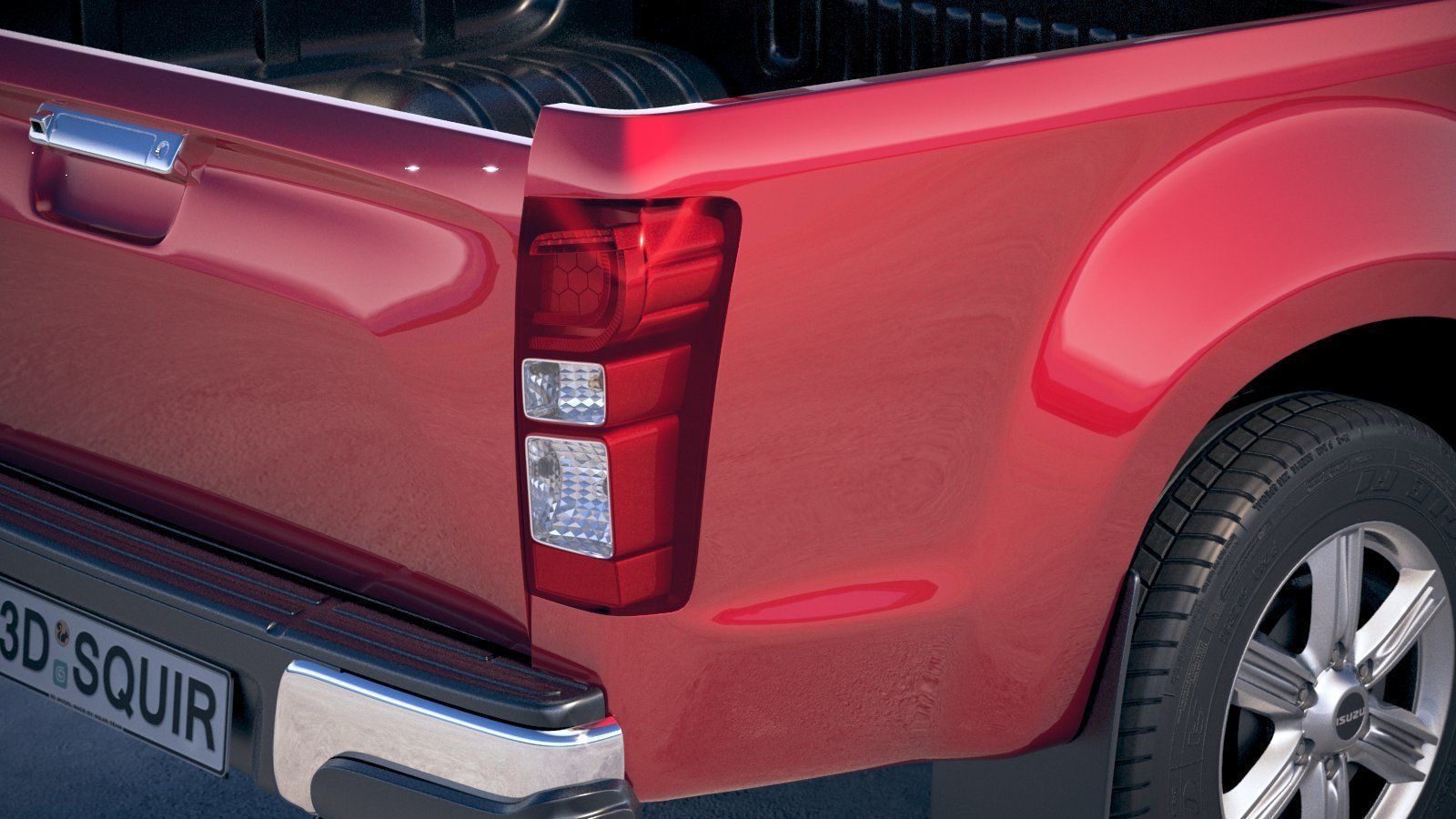 Isuzu D-Max 2017 3D model_3