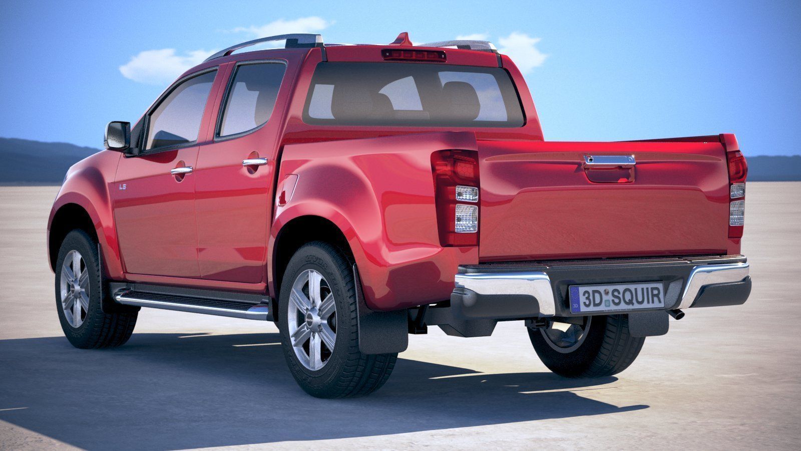 Isuzu D-Max 2017 3D model_13