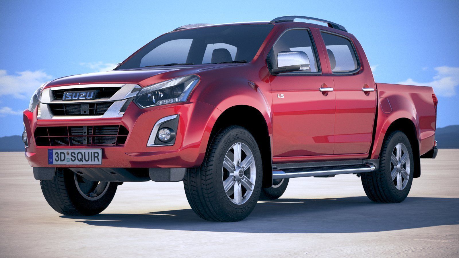 Isuzu D-Max 2017 3D model_12