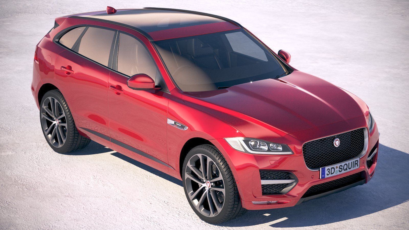 Jaguar F-pace R 2019 3D model_11
