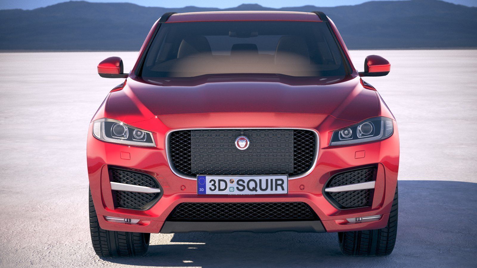 Jaguar F-pace R 2019 3D model_9