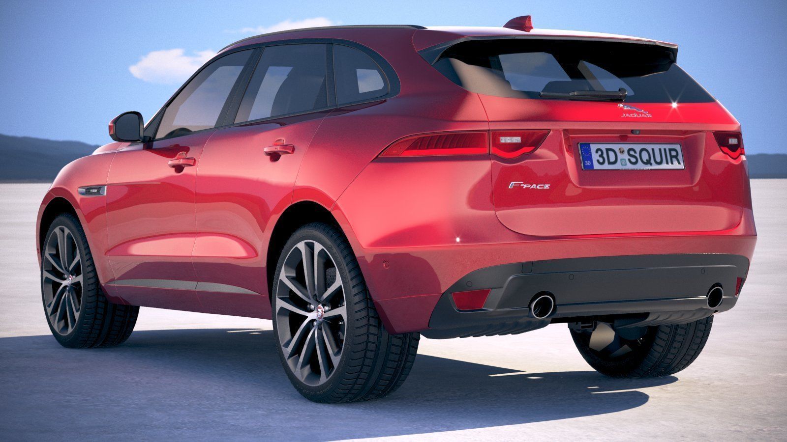 Jaguar F-pace R 2019 3D model_13
