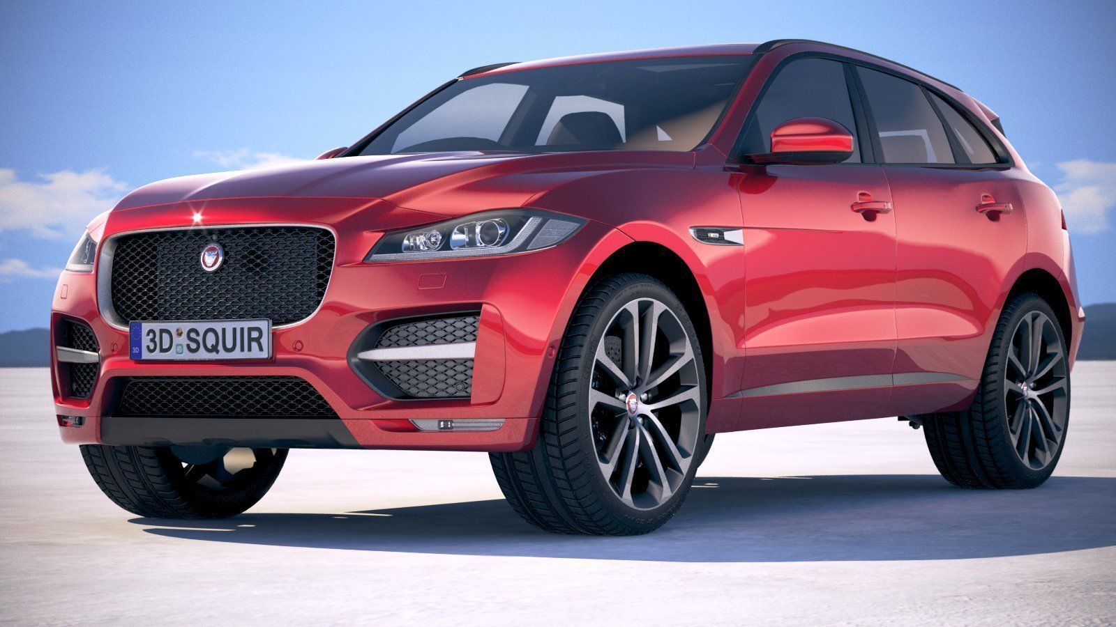 Jaguar F-pace R 2019 3D model_12