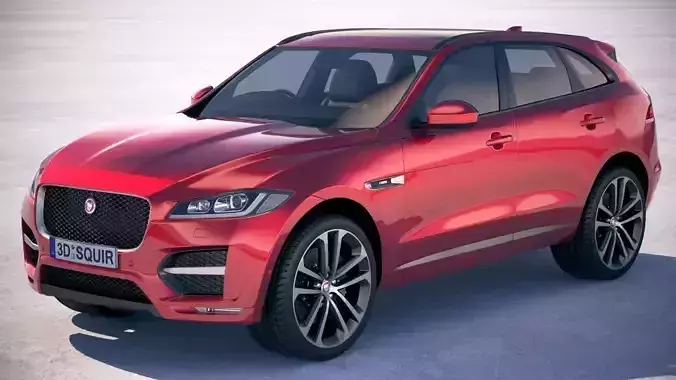 Jaguar F-pace R 2019 3D model Jaguar F-pace R 2019 3D model