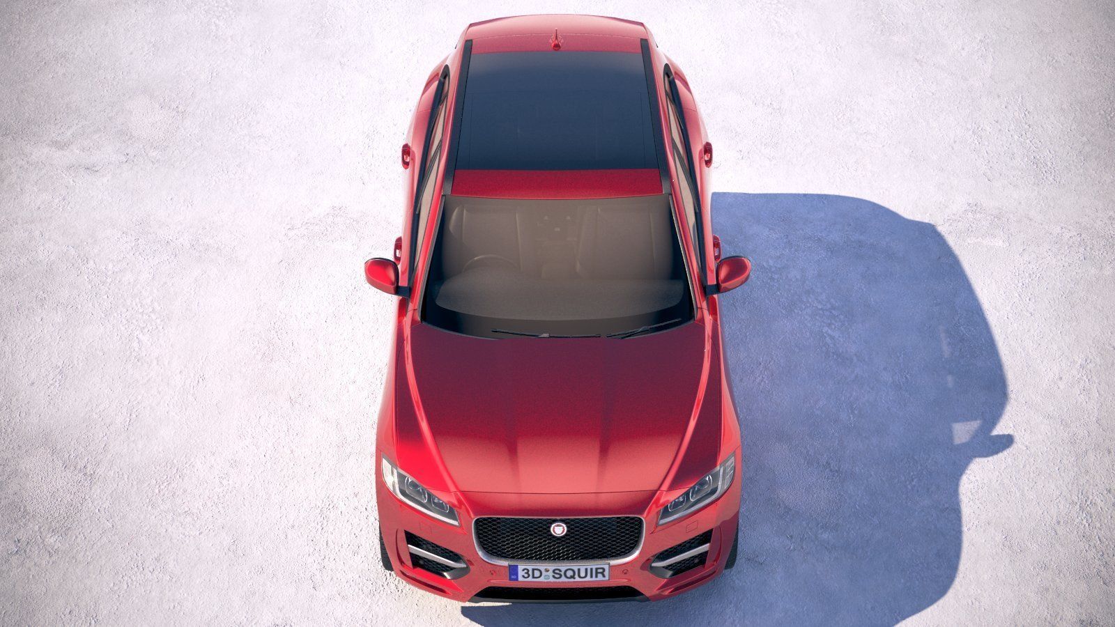 Jaguar F-pace R 2019 3D model_8