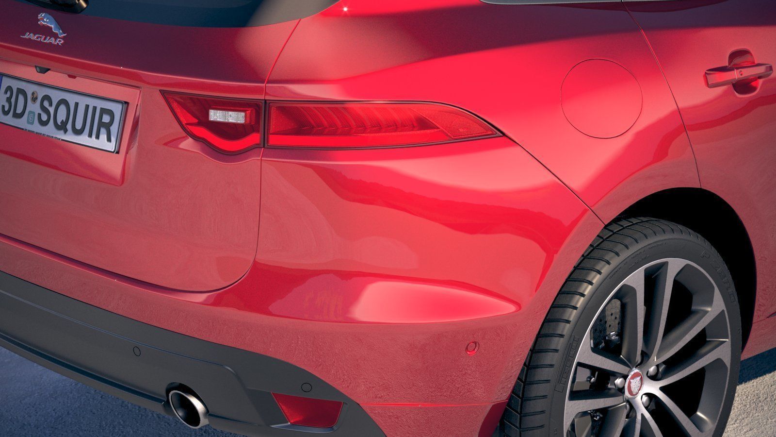 Jaguar F-pace R 2019 3D model_3