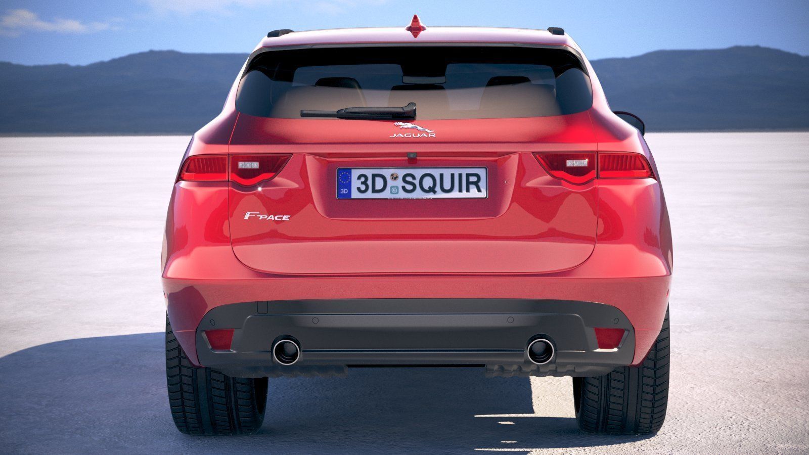 Jaguar F-pace R 2019 3D model_10