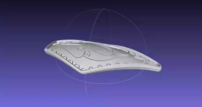 Printable Patterned Shoulder Armor