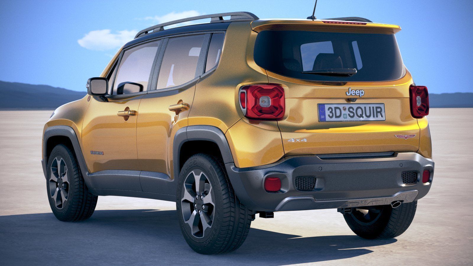 Jeep Renegade 2019 3D model_13
