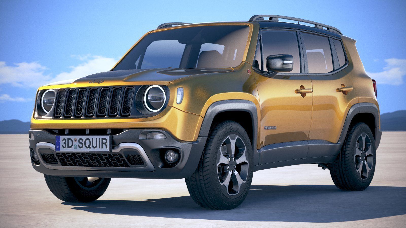 Jeep Renegade 2019 3D model_12