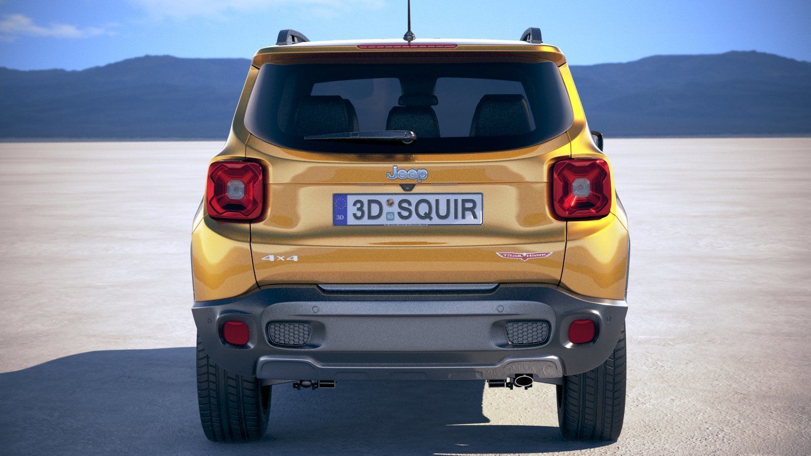 Jeep Renegade 2019 3D model_10