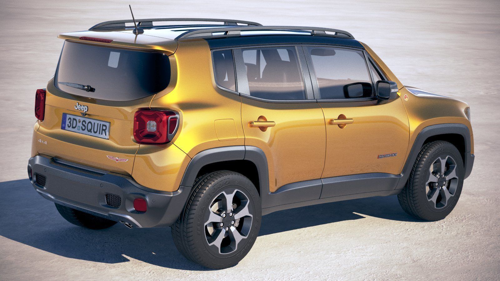 Jeep Renegade 2019 3D model_4