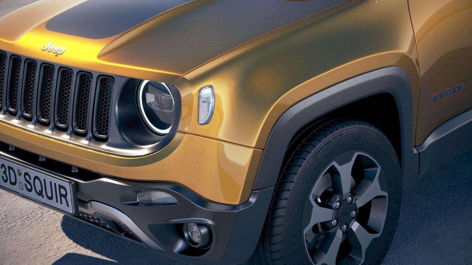 Jeep Renegade 2019 3D model_2