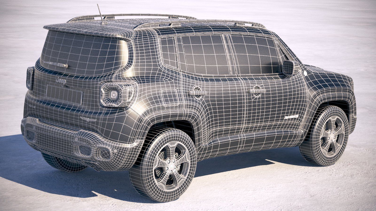 Jeep Renegade 2019 3D model_20