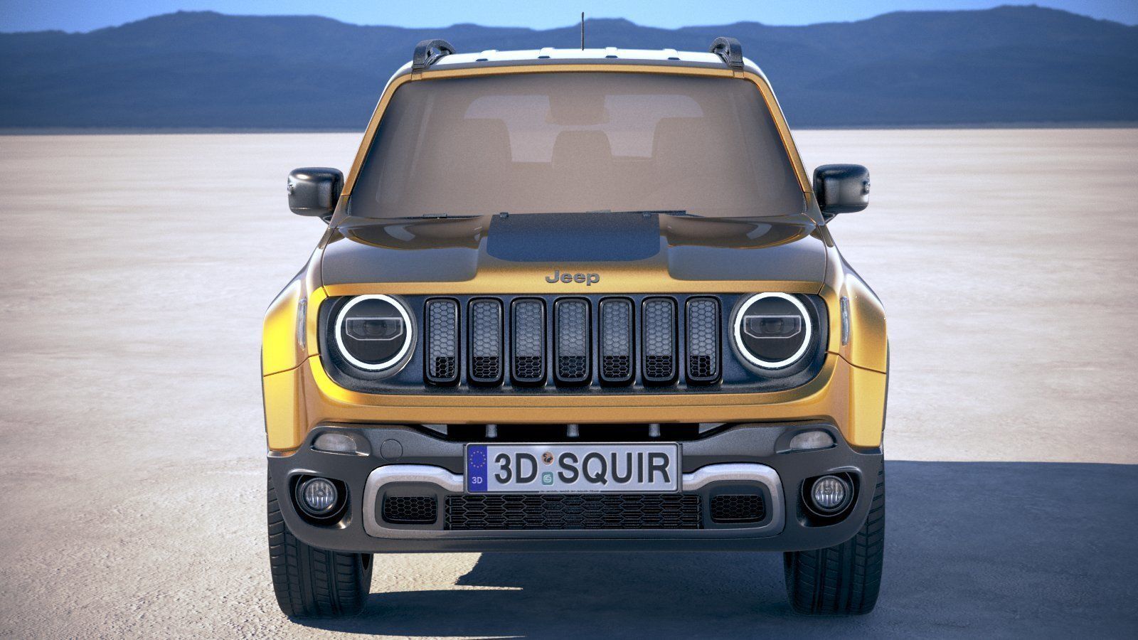 Jeep Renegade 2019 3D model_9