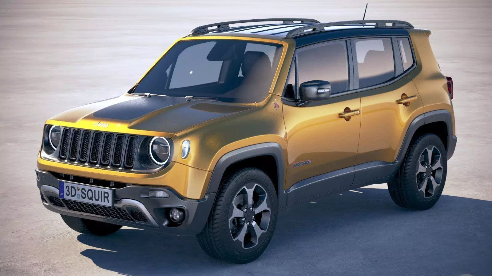 Jeep Renegade 2019 3D model_0