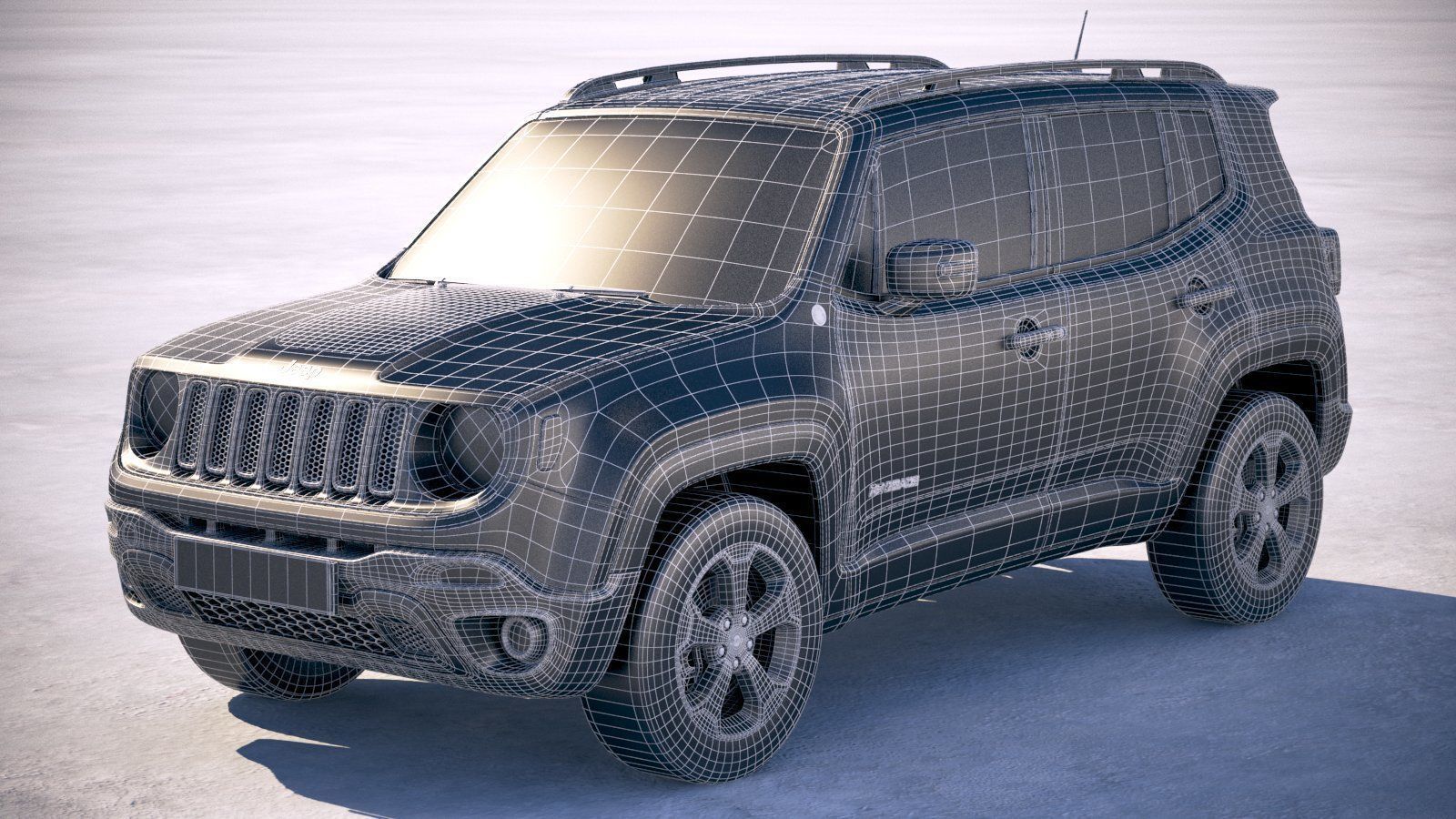 Jeep Renegade 2019 3D model_19
