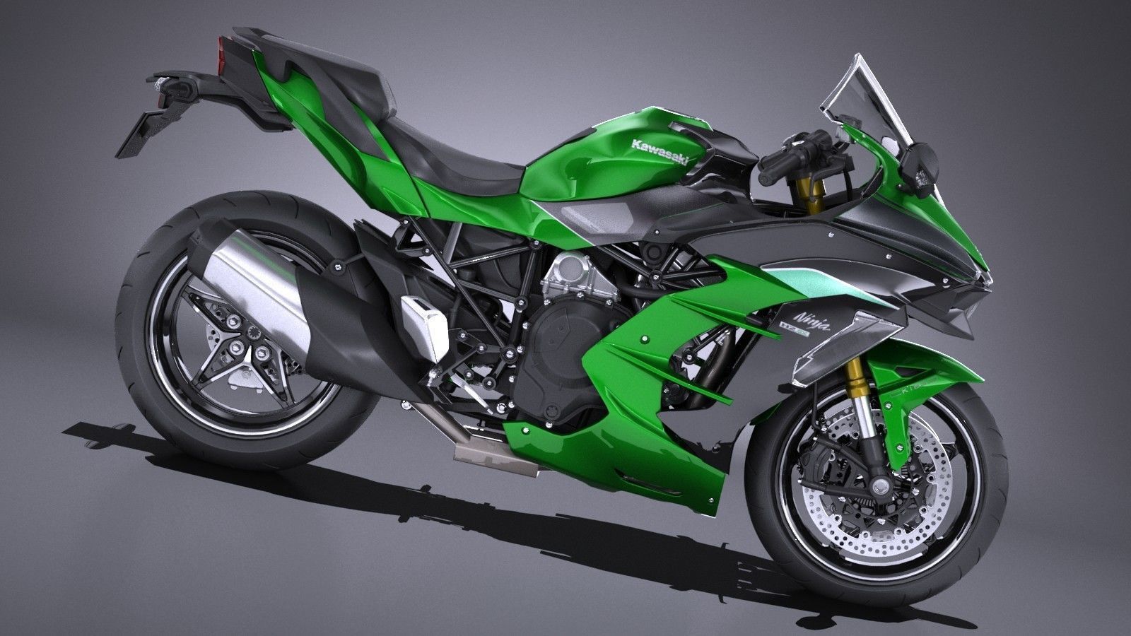 Kawasaki Ninja H2 SX 2018 3D model_6