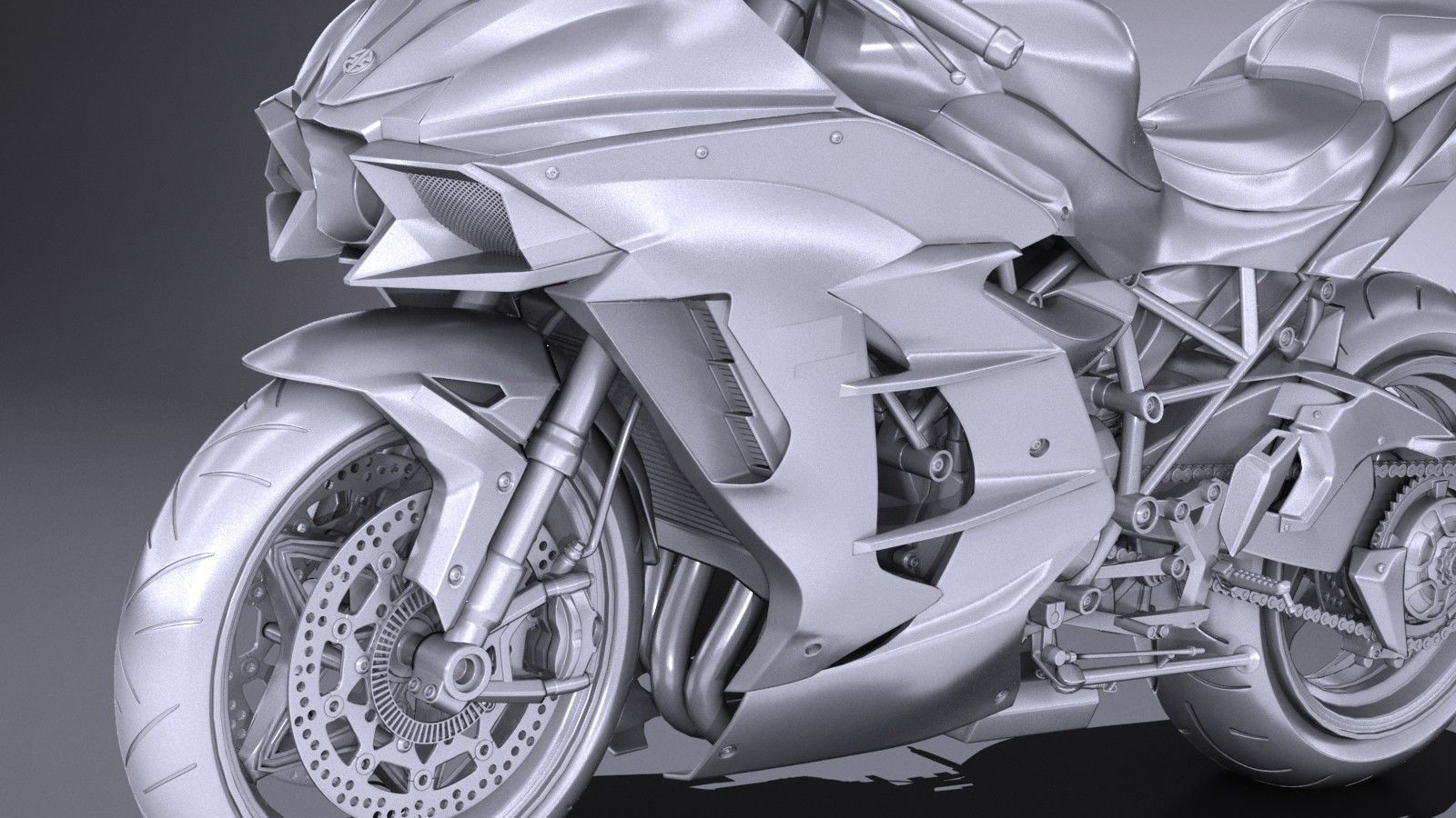 Kawasaki Ninja H2 SX 2018 3D model_10