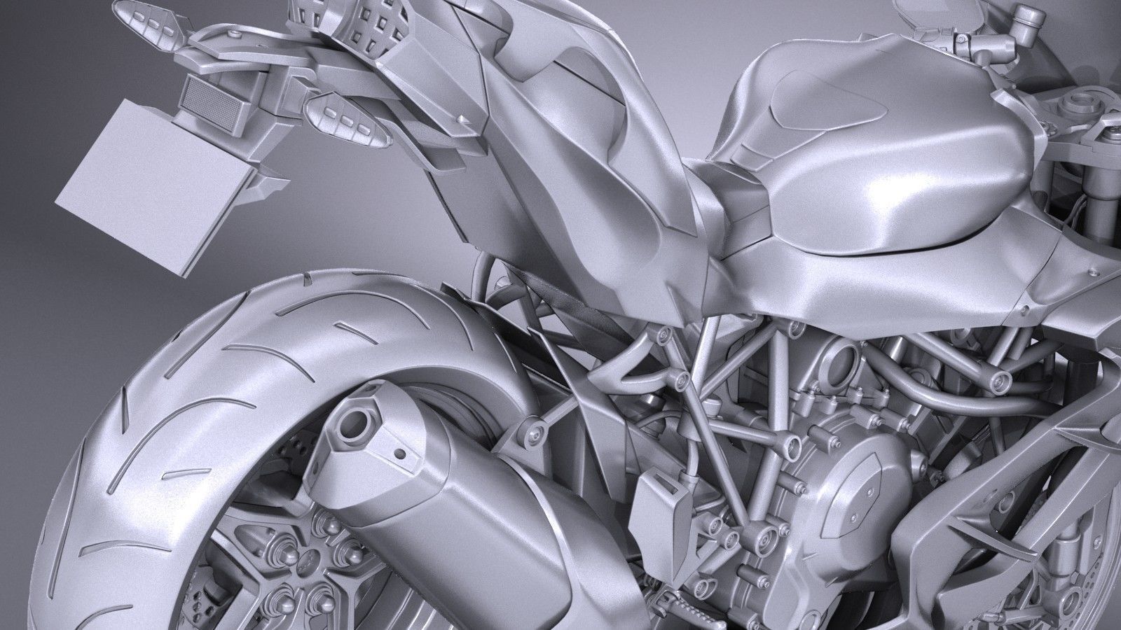 Kawasaki Ninja H2 SX 2018 3D model_11