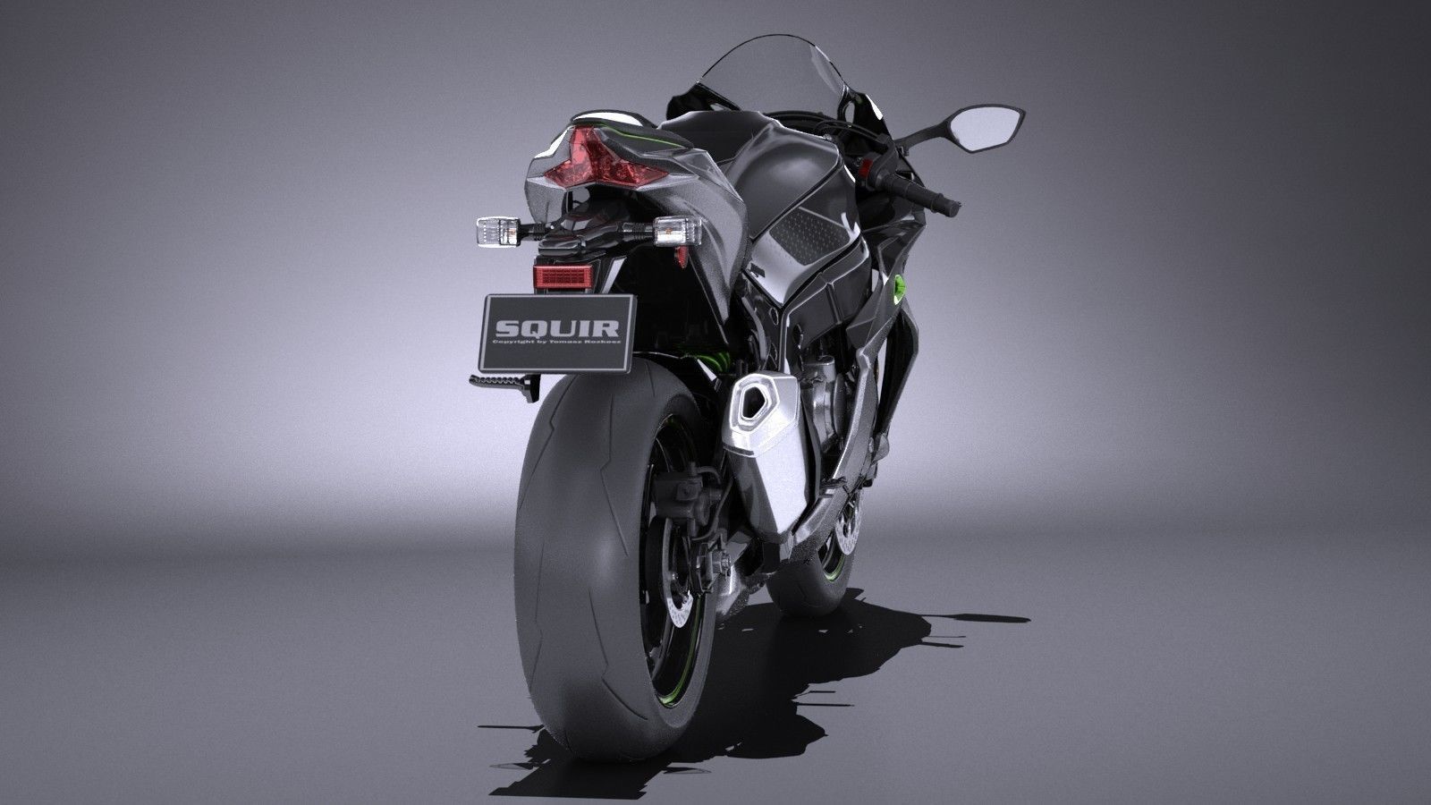 Kawasaki Ninja ZX10R SE 2018 3D model_4
